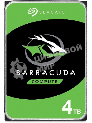 Жесткий диск Seagate Barracuda 3.5 4Tb 5400RPM OEM SATA 6Gb/S 256MB ST4000DM004