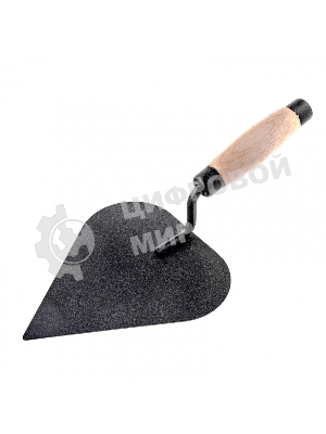 Кельма штукатура стальная, деревянная усиленная ручка Россия