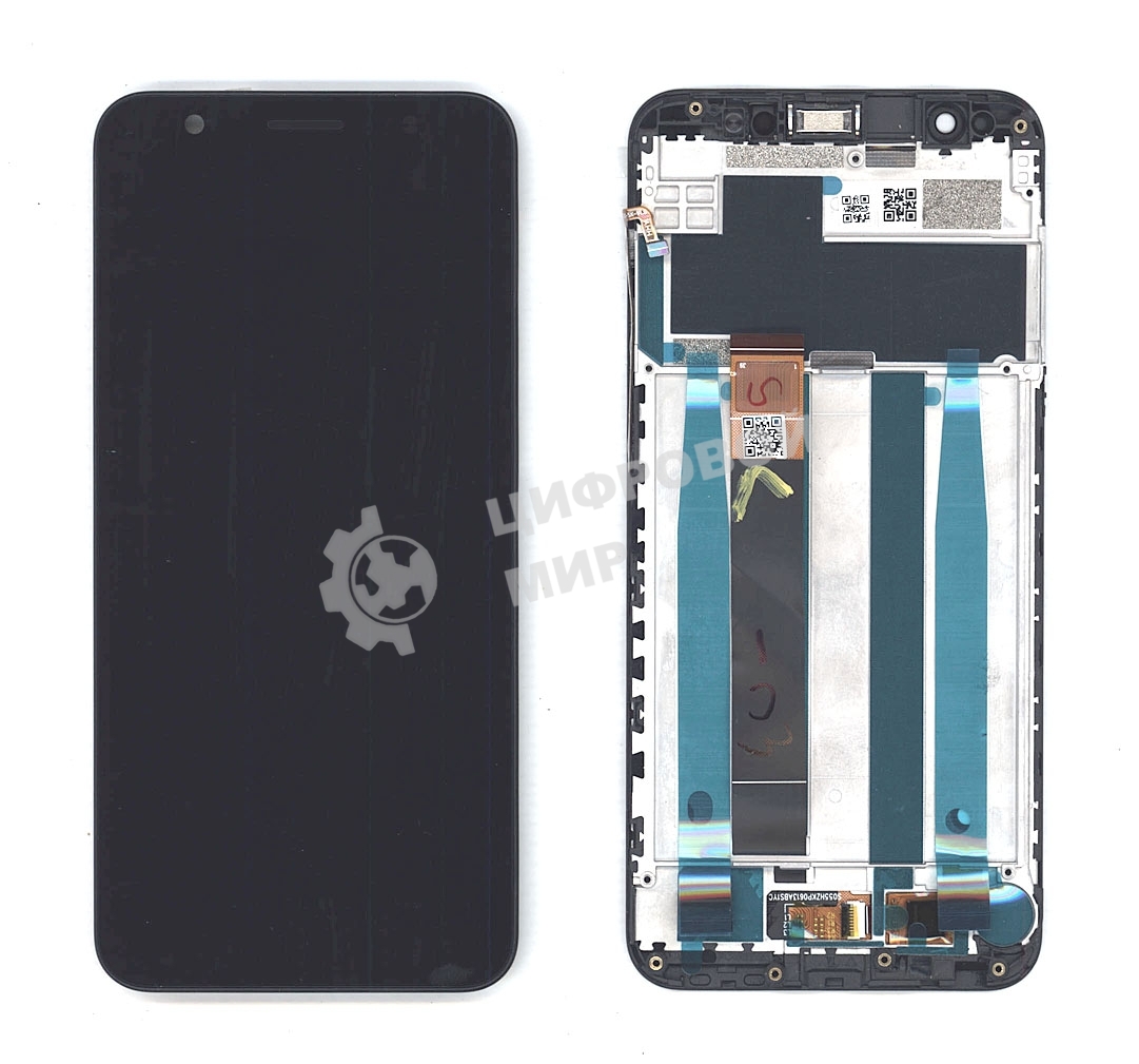 Дисплей для Asus Zenfone Lite L1 (ZA551KL) черный с рамкой