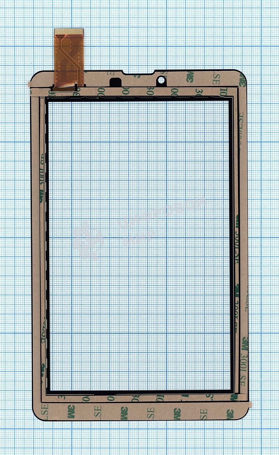 Сенсорное стекло (тачскрин) XC-PG0700-203, черное