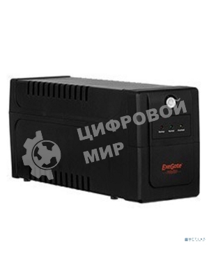 Источник бесперебойного питания ExeGate EP285538RUS Power Back BNB-600.LED.AVR.C13.RJ 600VA/360W, LED, AVR,4*IEC-C13, RJ45/11, черный
