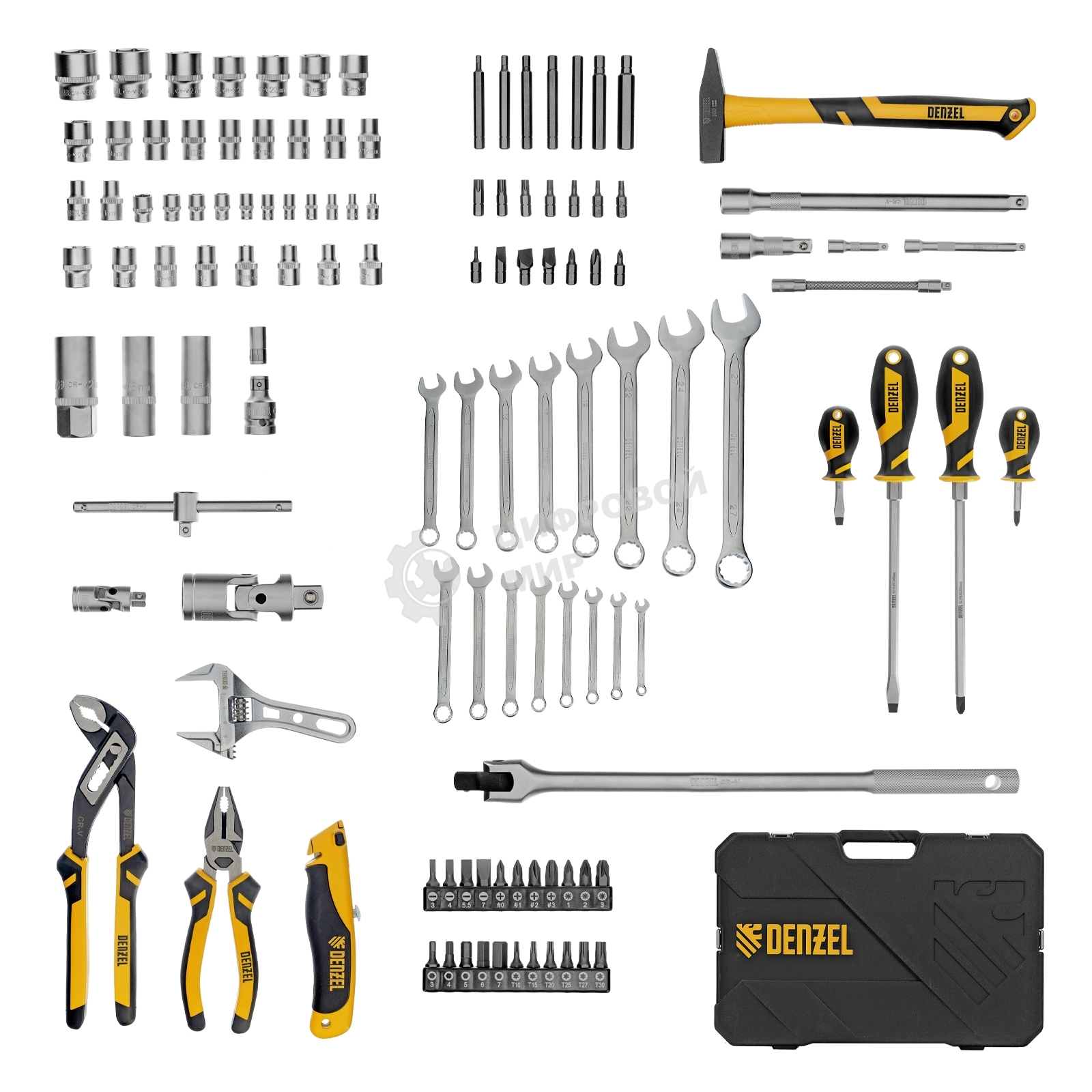 Набор инструментов Denzel 1/2