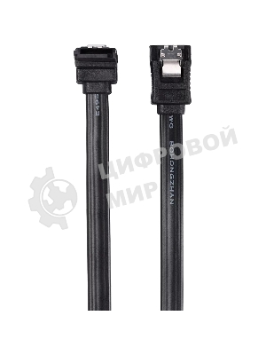 Кабель SATA M --SATA M 3.0V 7 pin угловой разъем Telecom 0.5m TUS705-0.5M
