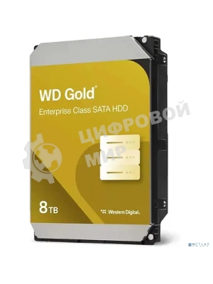 Жесткий диск WD SATA-III 8Tb WD8005FRYZ Desktop Gold 512E (7200rpm) 256Mb 3.5