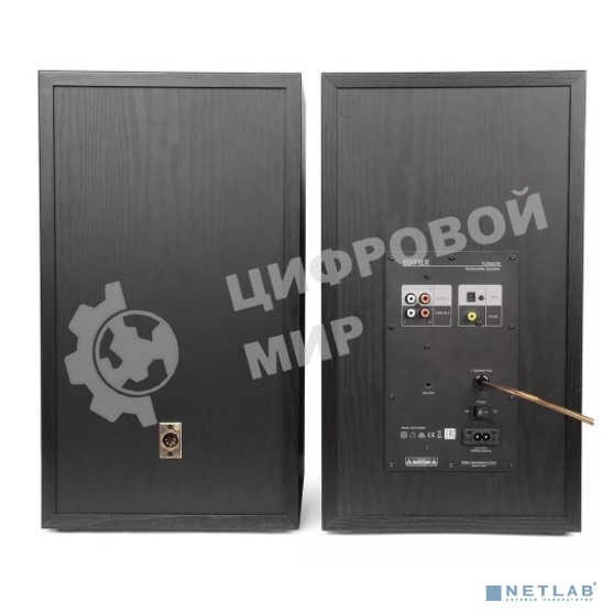 Колонки Edifier R2850DB Black Активные, 150W RMS, 42-20000Гц, дерево, пульт ДУ, Bluetooth 5.1,выход на сабвуфер,Opt/Coaxial,2 RCA