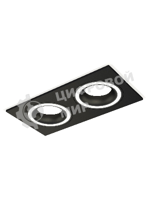 Комплект встраиваемого светильника Ambrella light XC7636040 SBK черный песок MR16 GU5.3 (C7636, N7111)