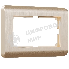 Рамка для двойной розетки (шампань) W0082111