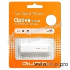 Флешка USB 2.0 QUMO 64Gb Optiva 02 белый