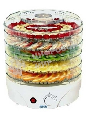 Сушка для фруктов и овощей Аксион Т 33 5под. 190Вт белый