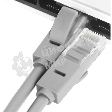 Патч-корд Greenconnect прямой 0.15m, UTP кат.5e, серый, позолоченные контакты, 24 AWG, литой, GCR-LNC03-0.15m, ethernet high speed 1 Гбит/с, RJ45, T568B Greenconnect Патч-корд прямой 0.15m, UTP кат.5e, серый, позолоченные контакты, 24 AWG, литой, GCR-LNC0