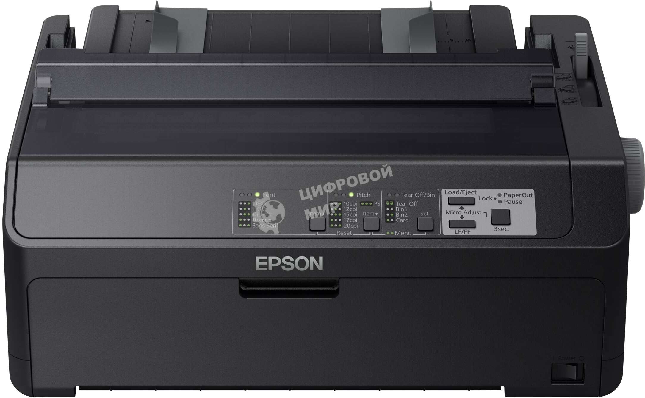 Принтер матричный Epson FX-890II (C11CF37401), A4, 9х2-игольный (80 колонок), высокоскоростной (735 cps), до 6 экземпляров одновременно (1 оригинал + 5 копий), ресурс ленты: 7,5 млн. символов, USB, LPT, для больших объемов печати