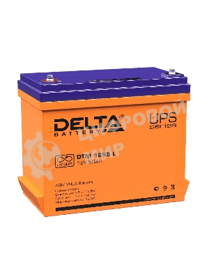 Батарея для ИБП Delta DTM 1255 L напряжение 12В, емкость 55А·ч (239x132x210мм)