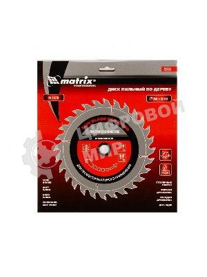 Пильный диск по дереву Matrix, ф250 х 32 мм, 24 зуба