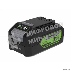 Аккумулятор Greenworks G24B4II 24v, li-ion, 4 А·ч, пиковый ток 55А [2938407]