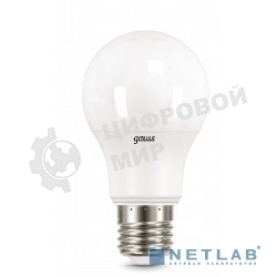 Лампа светодиодная Gauss LED A60 10W E27 920lm 4100K 1/10/50