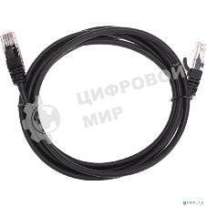 Патч-корд U/UTP Rexant CAT 5e, RJ45-RJ45, 26AWG, ZH нг(А)-HF, черный, 2 м