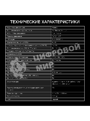 Колонка портативная Hyundai H-PS1027 черный 80W 2.0 BT 10м 3600mAh