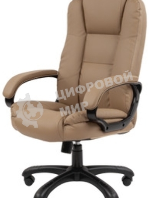 Кресло Chairman Home 600 бежевый, ткань, 120 кг