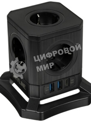 Сетевой фильтр Skyline USP-730 Black PD3.0