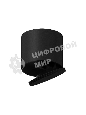 Крепеж для корпуса A2221 BK черный D60*H50mm Out45mm (для корпуса D60mm)