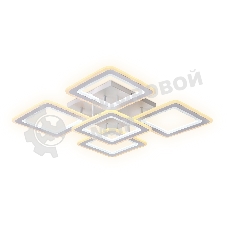 Потолочный светодиодный светильник FA866/4+1 WH белый 218W 3000K-6400K 820*820*120 (ПДУ РАДИО 2.4G)