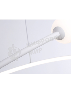 Светильник Ambrella light FL66291 WH белый 39W 3000K-6400K D500*1000 (ПДУ ИК)