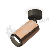 Светильник Ambrella Light XM6326021 PPG/PBK золото розовое полированное/черный полированный MR16 GU5.3 (A2210, C6326, N6121)