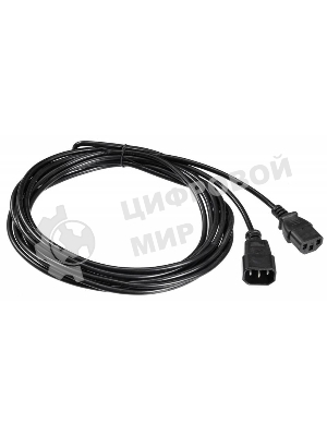 Кабель-удлинитель питания Buro IEC320-C13/IEC320-C14 5м