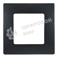 Рамка 1-м Etika антрацит Legrand 672581