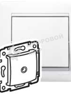 Механизм розетки TV СП Valena 2400МГц бел. (DIY-упак.) Leg 694284