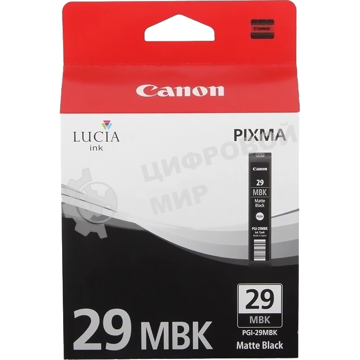 Картридж струйный Canon PGI-29MBK (4868B001) черный (36 мл) для Canon Pixma Pro 1