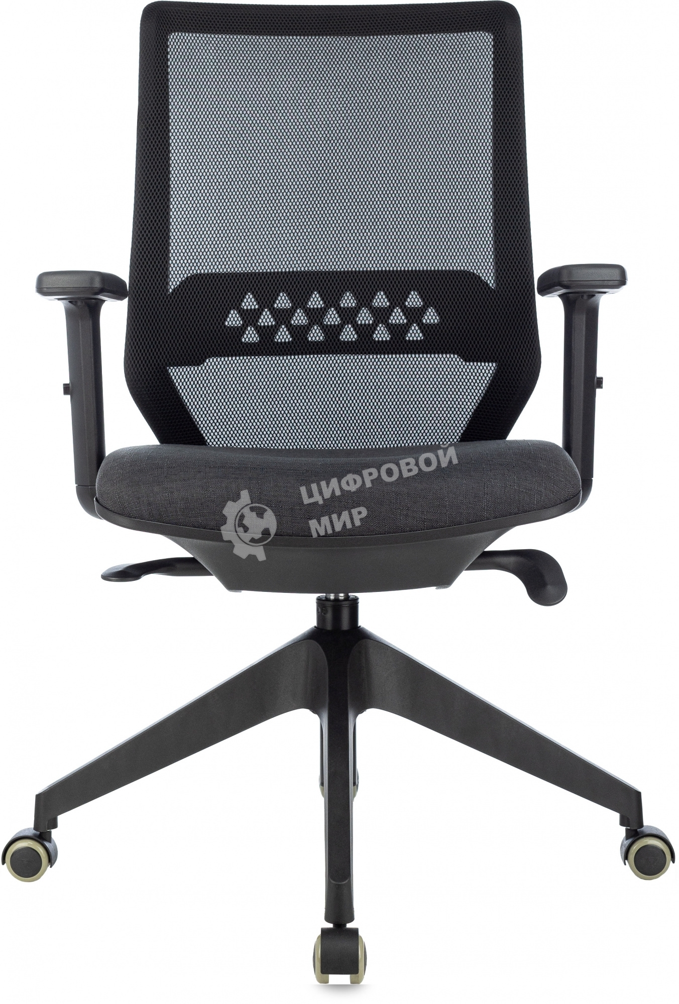 Кресло офисное Бюрократ MC-611NL черный TW-01 38-418 сетка/ткань, крестов. 4-луч. пластик