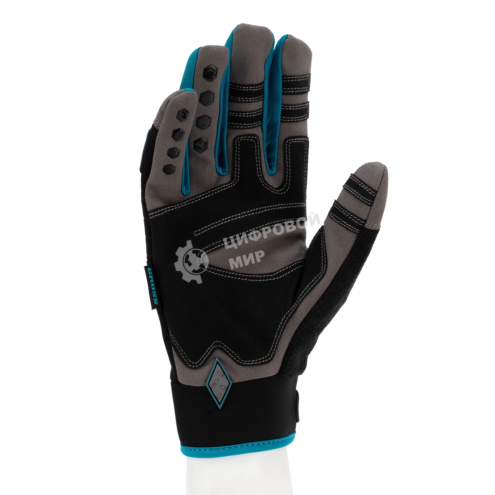 Перчатки универсальные Gross усиленные, с защитными накладками, DELUXE, размер L (9)