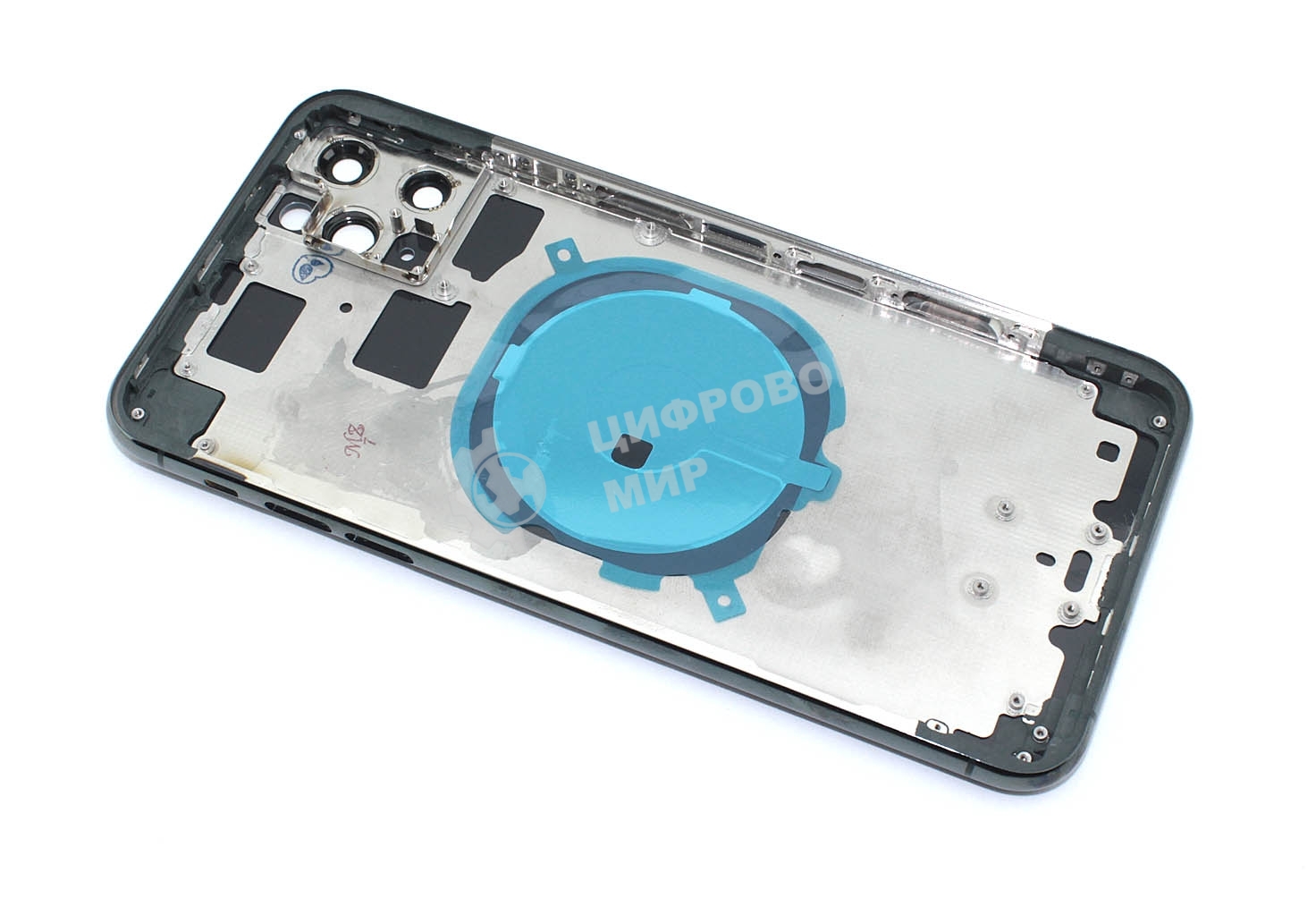 Задняя крышка (корпус) в сборе с рамкой для Apple iPhone 11 Pro Max зеленый