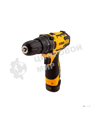 Дрель-шуруповерт Denzel CDL-12CB, 12 В, 1,5 Ач, 22 Нм, щеточный
