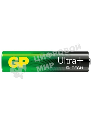 Алкалиновые батарейки c технологией G-tech GP Ultra Plus Alkaline 24А AАA - 2 шт. на блистере