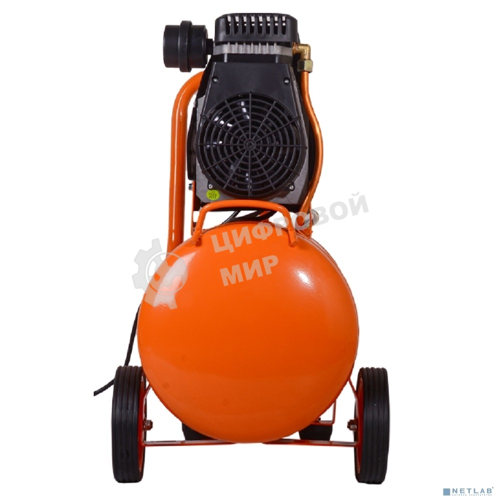 Компрессор винтовой Вихрь КП-195/50 безмасляный 195л/мин 50л 1100Вт оранжевый/черный