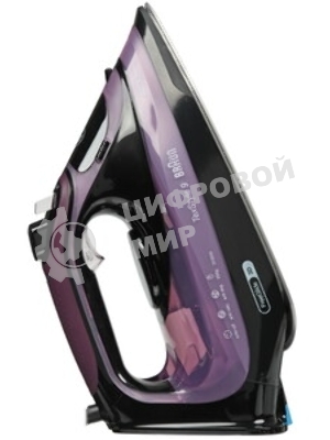 Утюг Braun TexStyle 9 SI9661VI фиолетовый/черный, 3100 Вт, 60 г/мин, 250 г/мин, 330 мл