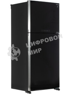 Холодильник Sharp SJ-XG55PMBK черный двухкамерный 394/162л морозилка сверху, No Frost