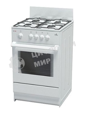 Плита газовая Darina S GM 441 001 W белый/черный, конфорок 4 шт, духовка 50 л, 50 см x 85 см x 51 см