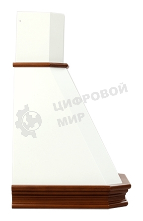 Вытяжка каминная Elikor Пергола 60П-650-П3Л бежевый/неокрашенный дуб, 60 см, 650 куб. м/ч, 60 дБ