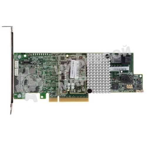 Контроллер LSI MegaRAID SAS9361-4I SGL (LSI00415) SAS 12G, (PCI-E 3.0 x8, LP), RAID 0,1,10,5, 4port (1*intSFF8643), Каб.отдельно