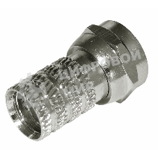 Разъем антенный на кабель PROconnect штекер F для кабеля RG-6, (5шт.) (пакет)