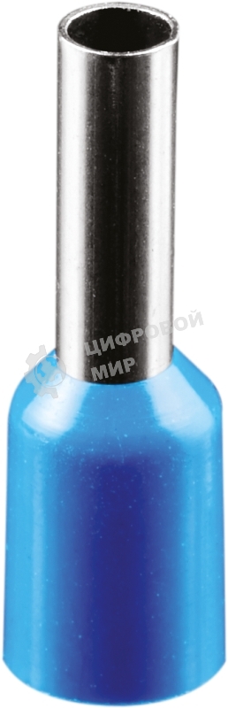 Наконечник-гильза изол. Navigator (НШвИ) 2.5-8 NET-Е2508 син. (уп. 100 шт)