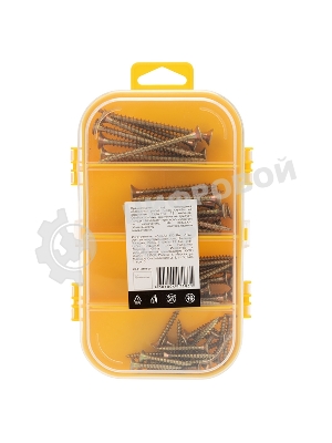 Набор саморезов для ДСП Kranz 255 шт.