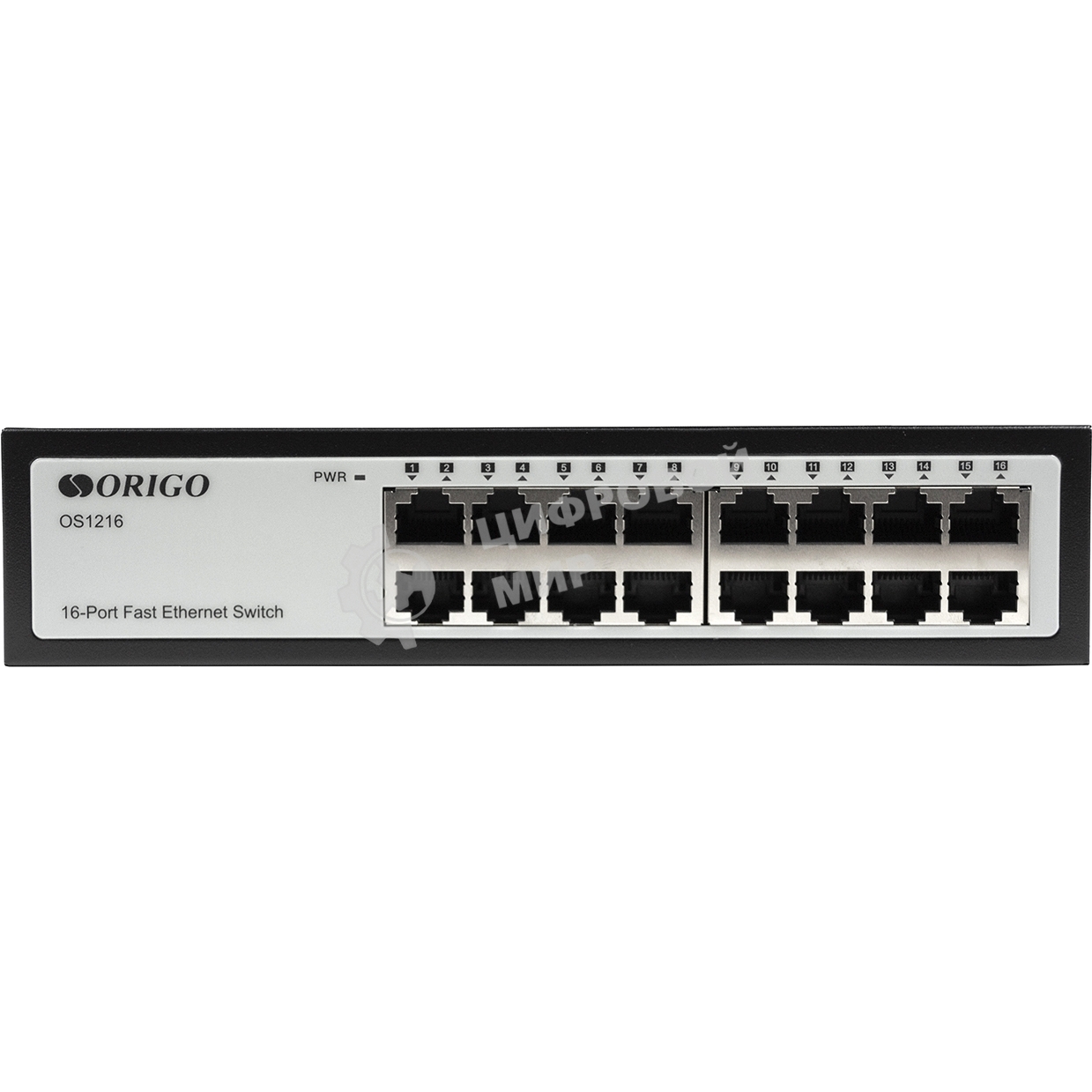 Коммутатор неуправляемый ORIGO OS1216/A1A 16x100Base-TX, корпус металл