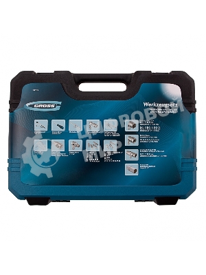 Набор инструментов Gross 109 предметов, 120 зубьев, CrV 1/4, 1/2