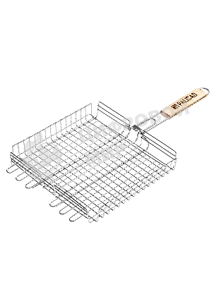 Решетка-гриль Camping Palisad 340х340х60 мм, объемная, нержавеющая сталь