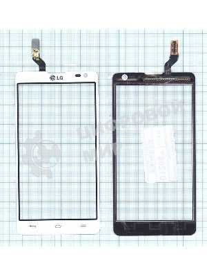 Сенсорное стекло (тачскрин) для LG Optimus L9 II D605, белое