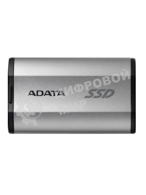 Внешний SSD ADATA SD810, 1TB, USB 3.2 Gen 2x2 Type-C, R/W 2000/2000, серебристый